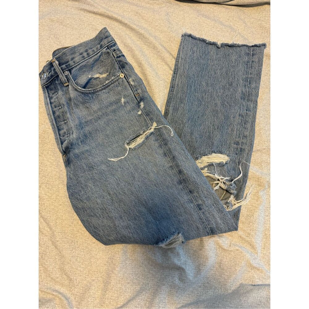 Agolde jeans size 26 90s jeans distressed jeans - EUC